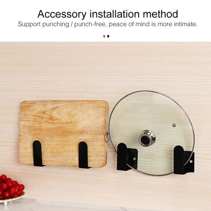 สแตนเลสติดผนังชั้นวางห้องครัวแขวน Kinfe ตะเกียบผู้ถือกระป๋อง, Kinfe Chopsticks Canister Holder