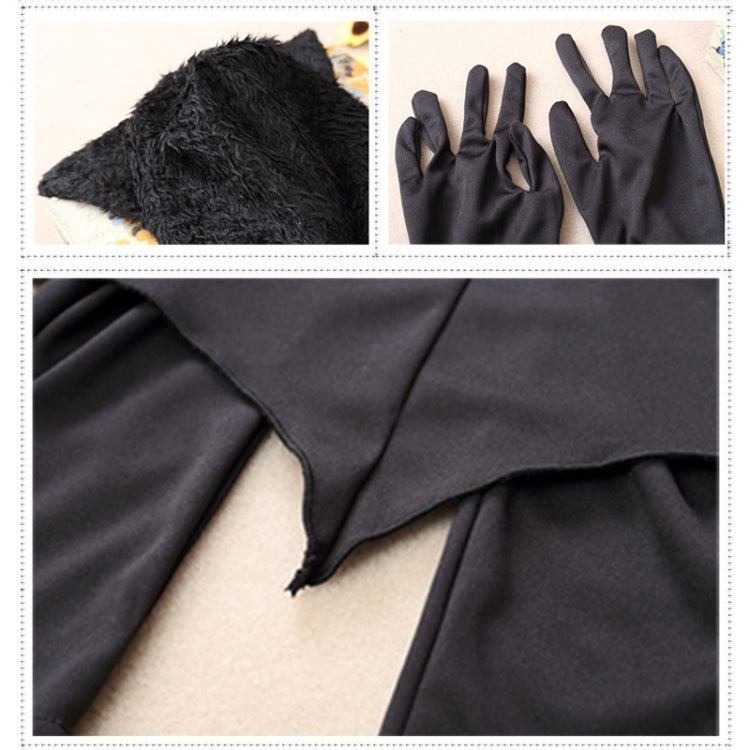 ฮาโลวีนเครื่องแต่งกายเด็ก Jumpsuit ค้างคาวสไตล์คอสเพลย์เครื่องแต่งกายชุดสูทขนาด: S,ความสูงที่แนะนำ: 105-115 ซม, Size: S Children