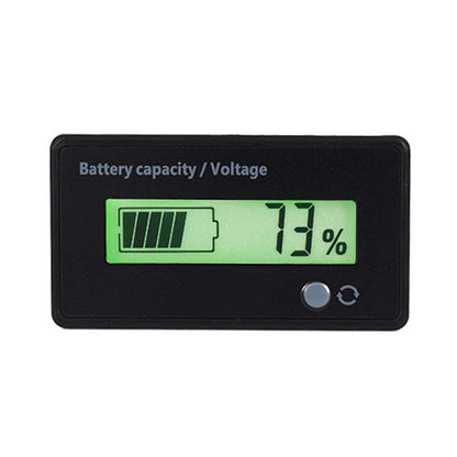 H6133 12 V-84 V แบตเตอรี่ตะกั่วกรดเครื่องทดสอบแรงดันไฟฟ้าเปอร์เซ็นต์เครื่องวัดโวลต์มิเตอร์แบตเตอรี่ลิเธียมสถานะ Monitor, 12V-84V Blue Light, 12V-84V Green Light, 12V-84V White Light