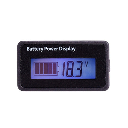 H5 12V-48V แบตเตอรี่ตะกั่วกรดเครื่องทดสอบแรงดันไฟฟ้าเปอร์เซ็นต์เครื่องวัดโวลต์มิเตอร์แบตเตอรี่ลิเธียมสถานะ Monitor, 12V-48V Blue Light, 12V-48V Green Light, 12V-48V White Light