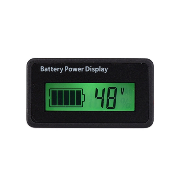 H5 12V-48V แบตเตอรี่ตะกั่วกรดเครื่องทดสอบแรงดันไฟฟ้าเปอร์เซ็นต์เครื่องวัดโวลต์มิเตอร์แบตเตอรี่ลิเธียมสถานะ Monitor, 12V-48V Blue Light, 12V-48V Green Light, 12V-48V White Light