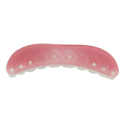 ซิลิโคนไวท์เทนนิ่งจำลองเครื่องมือจัดฟัน Comfort Fit Flex ฟันปลอมฟันปลอมเครื่องมือความงาม, ความยาว: 7 ซม