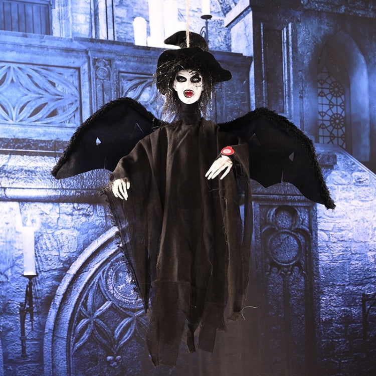 ผีบินแขวนเสียงที่น่ากลัวและการเคลื่อนย้ายสำหรับการตกแต่งวันฮาโลวีน, Hanging Ghost(Black), Hanging Ghost(Grey), Hanging Ghost(White)