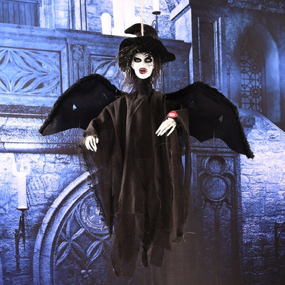 ผีบินแขวนเสียงที่น่ากลัวและการเคลื่อนย้ายสำหรับการตกแต่งวันฮาโลวีน, Hanging Ghost(Black), Hanging Ghost(Grey), Hanging Ghost(White)
