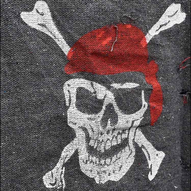 ตกแต่งฮาโลวีน Jolly Roger Skull แบนเนอร์ธงโจรสลัด Party Supplies, ขนาดใหญ่: 76 x 90 ซม, Large Size: 76 x 90cm