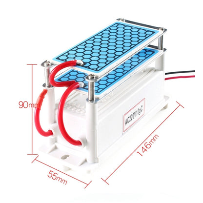 เครื่องกำเนิดโอโซนแบบรวมแผ่นเซรามิกอุณหภูมิสูง 220V 10g เครื่องฟอกอากาศ, AC 220V 10G