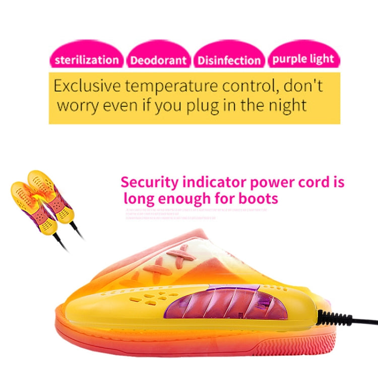 มัลติฟังก์ชั่นในครัวเรือนการ์ตูนลดความชื้นกำจัดกลิ่นเครื่องอุ่นรองเท้าพร้อมไฟ, ปลั๊ก US, US Plug