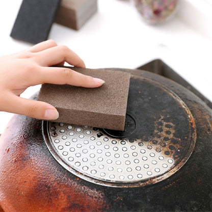 ห้องครัว Emery Clean RUB หม้อสนิมคราบฟองน้ำถอดเครื่องมือ, 10x7x2.5cm