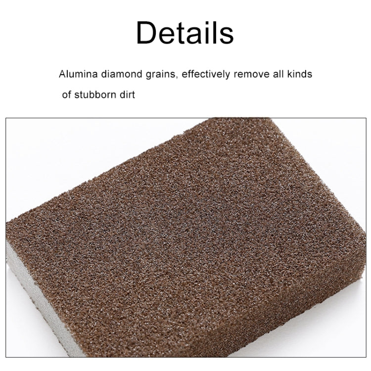 ห้องครัว Emery Clean RUB หม้อสนิมคราบฟองน้ำถอดเครื่องมือ, 10x7x2.5cm
