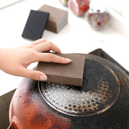 ห้องครัว Emery Clean RUB หม้อสนิมคราบฟองน้ำถอดเครื่องมือ, 10x7x2.5cm