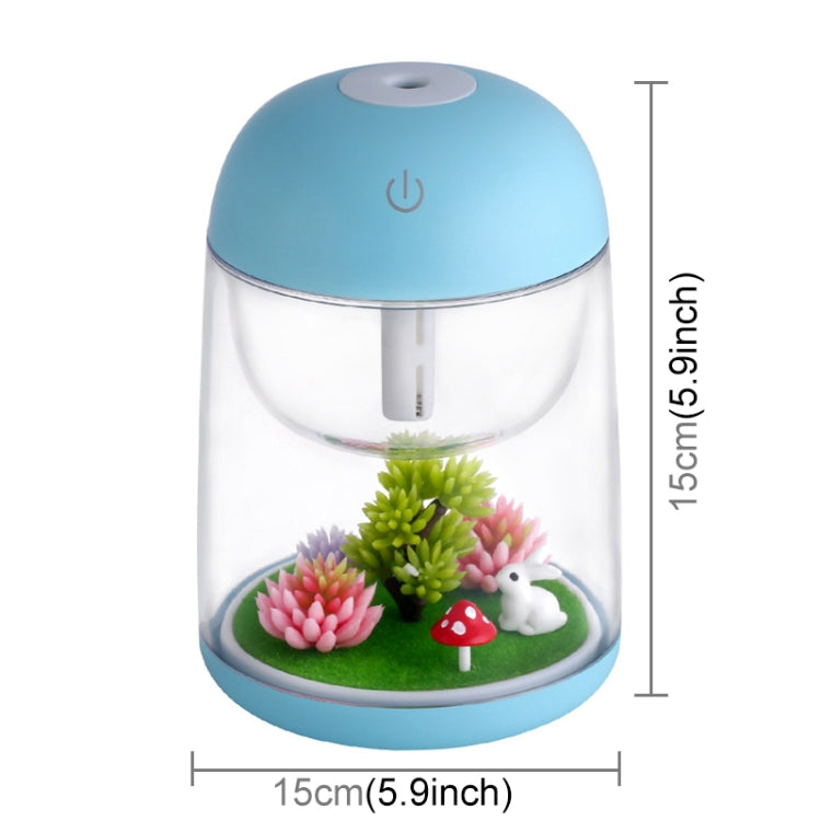 Imycoo WT602 2W แบบพกพา Mini Micro Landscape Design USB Charge Aromatherapy Air Humidifier พร้อมไฟ LED สีสันสดใส, ความจุถังน้ำ: 180ml, DC 5V
