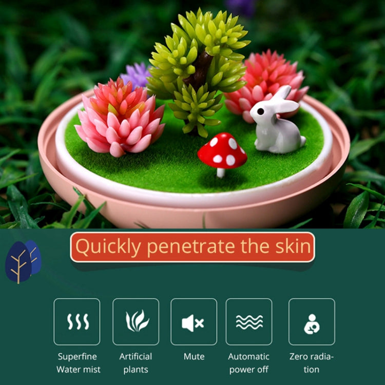 Imycoo WT602 2W แบบพกพา Mini Micro Landscape Design USB Charge Aromatherapy Air Humidifier พร้อมไฟ LED สีสันสดใส, ความจุถังน้ำ: 180ml, DC 5V
