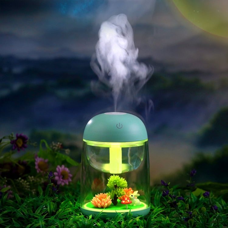 Imycoo WT602 2W แบบพกพา Mini Micro Landscape Design USB Charge Aromatherapy Air Humidifier พร้อมไฟ LED สีสันสดใส, ความจุถังน้ำ: 180ml, DC 5V