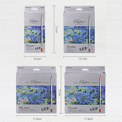 Professional Art Sketch สมุดระบายสีวาดสีสันสดใสชุดดินสอสีไม้ 36 สี, 36-color