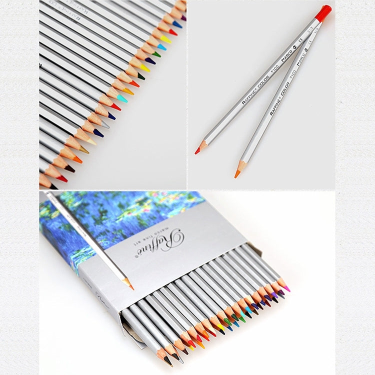 Professional Art Sketch สมุดระบายสีวาดสีสันสดใสชุดดินสอสีไม้ 48 สี, 48-color