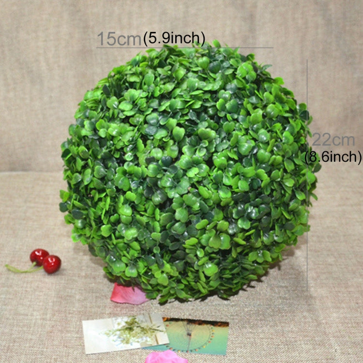 ประดิษฐ์ Aglaia Odorata พืช Ball Topiary งานแต่งงานบ้านตกแต่งกลางแจ้งเครื่องประดับแขวน, เส้นผ่านศูนย์กลาง: 8.7 นิ้ว, 8.7 inch