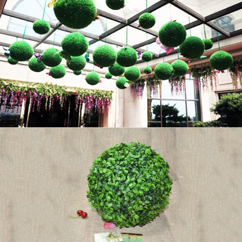 ประดิษฐ์ Aglaia Odorata พืช Ball Topiary งานแต่งงานหน้าแรกตกแต่งกลางแจ้งเครื่องประดับแขวน, เส้นผ่านศูนย์กลาง: 10.7 นิ้ว, 10.7 inch