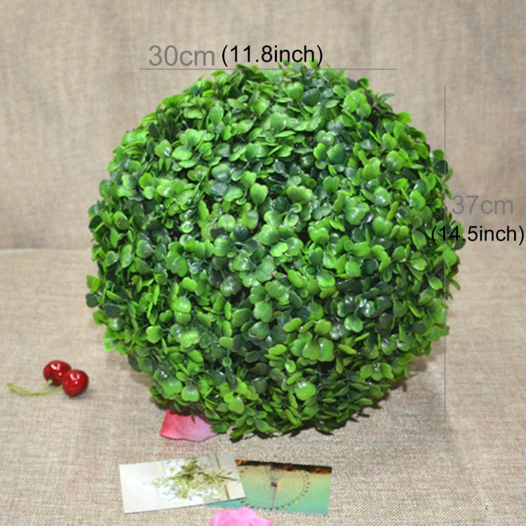 ประดิษฐ์ Aglaia Odorata พืช Ball Topiary งานแต่งงานหน้าแรกตกแต่งกลางแจ้งเครื่องประดับแขวน, เส้นผ่านศูนย์กลาง: 14.7 นิ้ว, 14.7 inch
