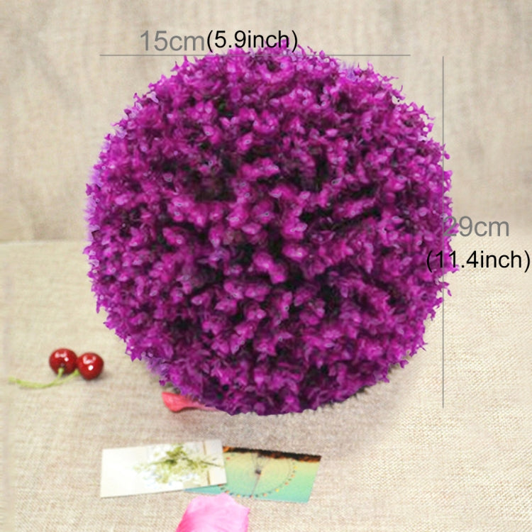 ประดิษฐ์ยูคาลิปตัสสีม่วงพืช Topiary งานแต่งงานหน้าแรกตกแต่งกลางแจ้งเครื่องประดับแขวน, เส้นผ่านศูนย์กลาง: 11.4 นิ้ว, 11.4 inch