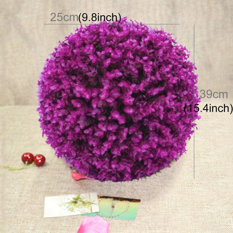 ประดิษฐ์ยูคาลิปตัสสีม่วงพืช Topiary งานแต่งงานบ้านตกแต่งกลางแจ้งเครื่องประดับแขวน, เส้นผ่านศูนย์กลาง: 15 นิ้ว, 15 inch