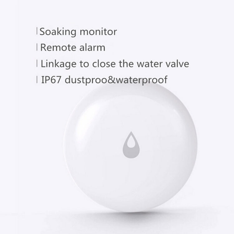 Original Xiaomi Youpin Aqara น้ำแช่เซ็นเซอร์น้ำท่วมเครื่องตรวจจับน้ำรั่วสำหรับ Home Remote Alarm Security เซ็นเซอร์แช่ด้วย Xiaomi มัลติฟังก์ชั่เกตเวย์ใช้ (CA1001)