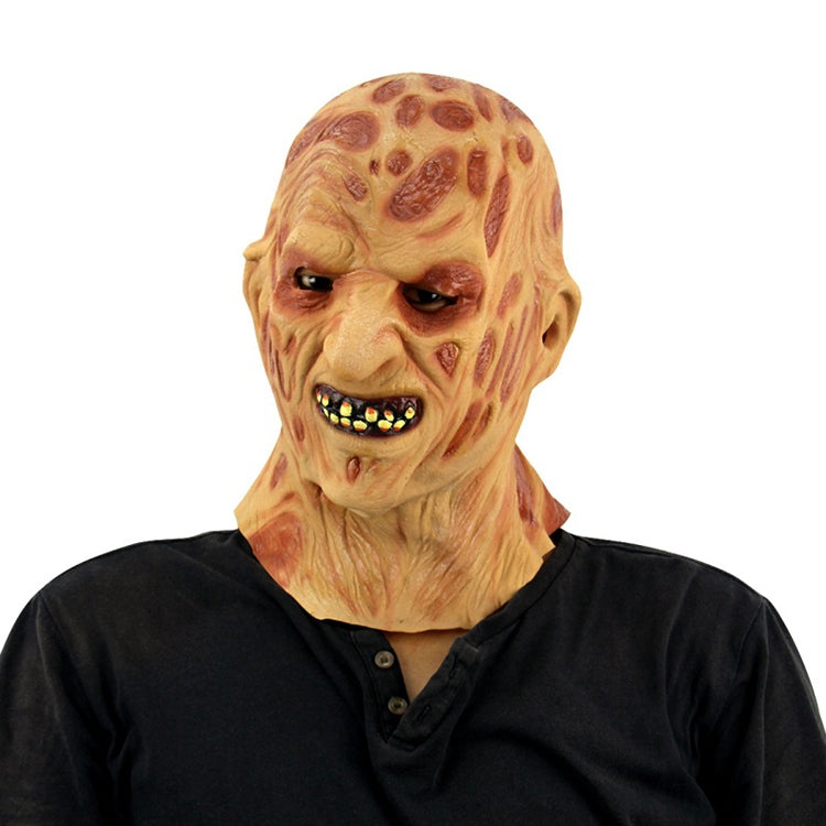 เทศกาลฮาโลวีนปาร์ตี้น้ำยาง Burn Face Mask Skeleton กลัวหน้ากากหมวก, Burn Face Mask Skeleton