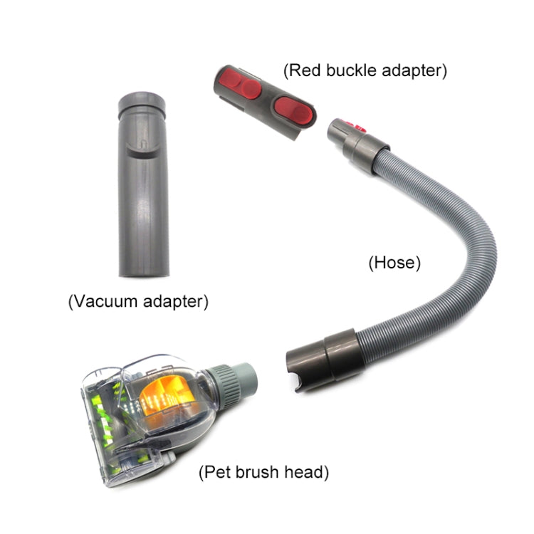 XD992 4 in 1 เครื่องมือมือถือป้องกันไรหัวดูดชุด D931 D928 D923 D918 สำหรับ Dyson V6 / v7 / V8 / V10 เครื่องดูดฝุ่น, XD992