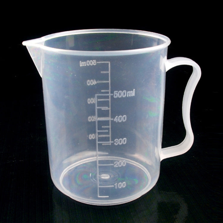 500ml บางส่วน PP ขวดพลาสติกถ้วยตวงดิจิตอลกระบอกขนาดวัด Glass Lab Laboratory เครื่องมือ, 500ml Measuring Cup