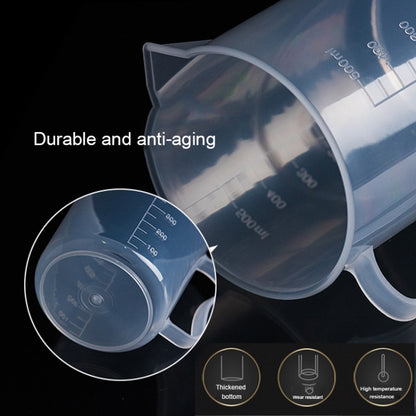 500ml บางส่วน PP ขวดพลาสติกถ้วยตวงดิจิตอลกระบอกขนาดวัด Glass Lab Laboratory เครื่องมือ, 500ml Measuring Cup