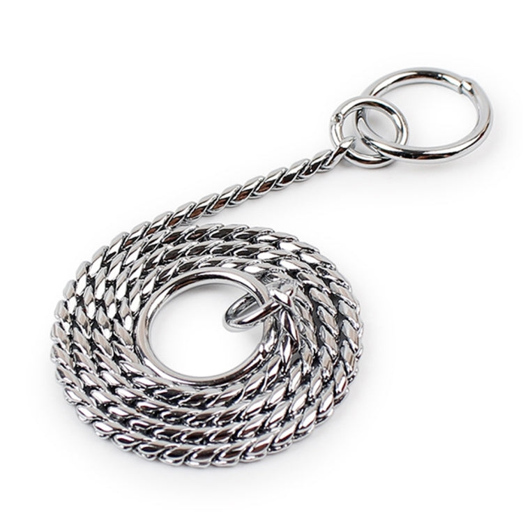 35 ซม.สัตว์เลี้ยง P CHAIN ปลอกคอสัตว์เลี้ยงสัตว์เลี้ยงสายคล้องคอสุนัขสายคล้องคองูโซ่สุนัขโซ่โลหะแข็งปลอกคอสุนัข, 35cm x 2mm