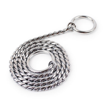 55 ซม.สัตว์เลี้ยง P CHAIN ปลอกคอสัตว์เลี้ยงสัตว์เลี้ยงสายคล้องคอสุนัขสายคล้องคองูโซ่สุนัขปลอกคอสุนัข, 55cm
