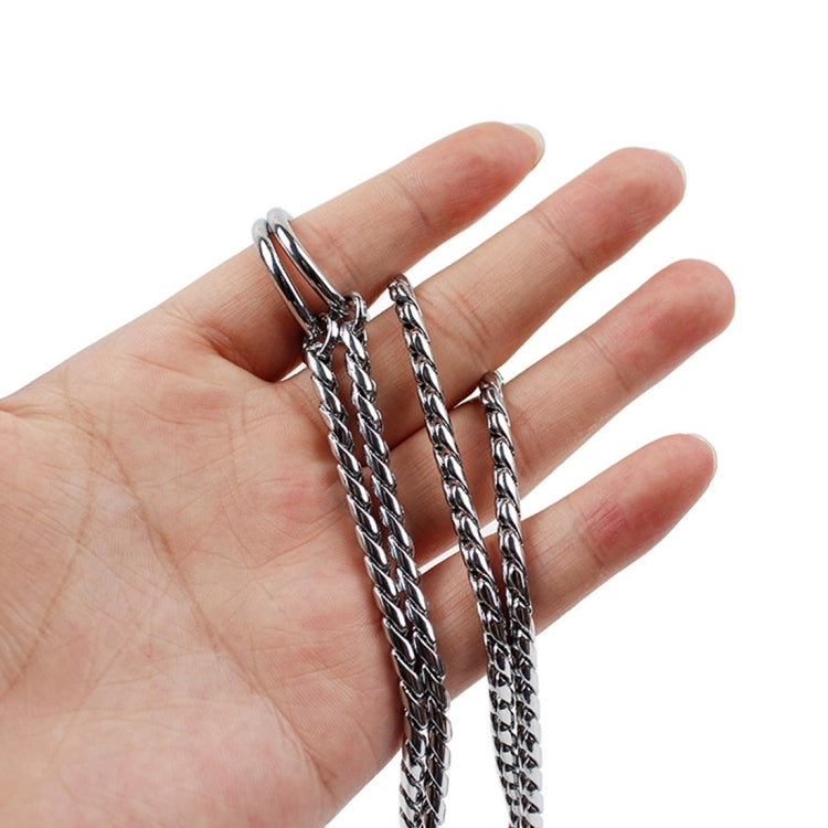70 ซม.สัตว์เลี้ยง P CHAIN ปลอกคอสัตว์เลี้ยงสัตว์เลี้ยงสายคล้องคอสุนัขสายคล้องคองูโซ่สุนัขปลอกคอสุนัข, 70cm