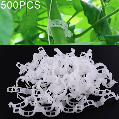 500 ชิ้น 25 มิลลิเมตรพลาสติก Tie คลิปแขวน Crane โฟลเดอร์ Vines พืชคลิปถาวร, 500 PCS