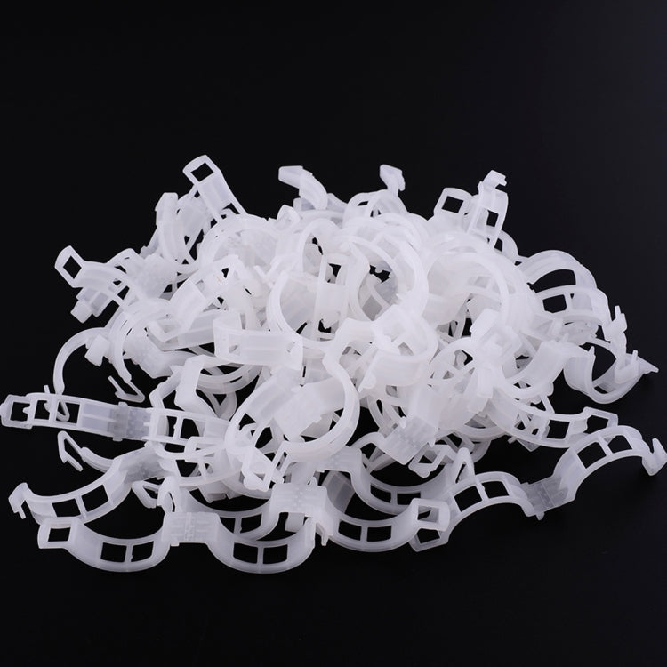 500 ชิ้น 25 มิลลิเมตรพลาสติก Tie คลิปแขวน Crane โฟลเดอร์ Vines พืชคลิปถาวร, 500 PCS