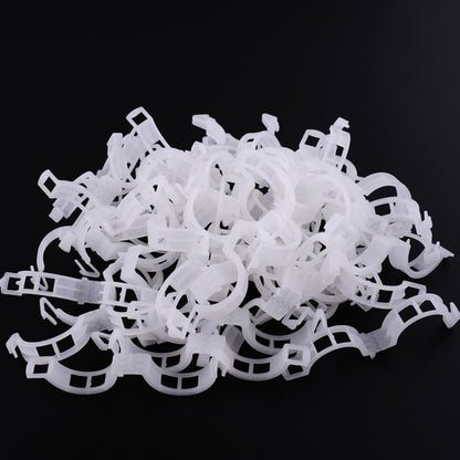 500 ชิ้น 25 มิลลิเมตรพลาสติก Tie คลิปแขวน Crane โฟลเดอร์ Vines พืชคลิปถาวร, 500 PCS