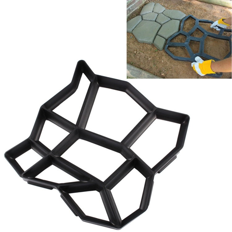 คู่มือซีเมนต์คอนกรีตแผนที่แม่พิมพ์แม่พิมพ์พลาสติก DIY Garden Pavement Mold, Garden Pavement Mold
