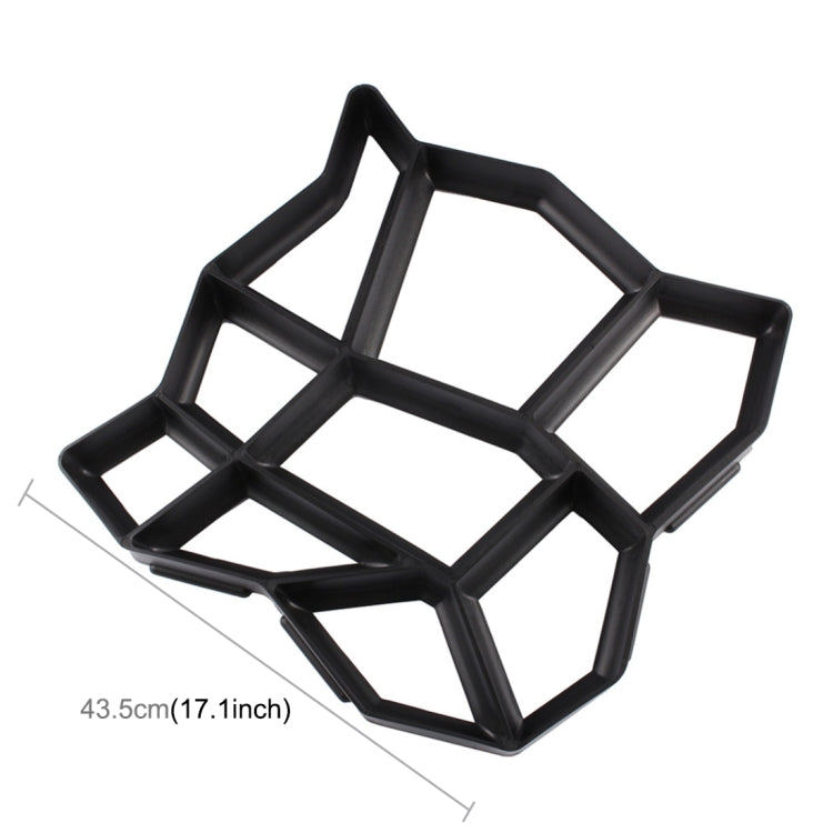 คู่มือซีเมนต์คอนกรีตแผนที่แม่พิมพ์แม่พิมพ์พลาสติก DIY Garden Pavement Mold, Garden Pavement Mold