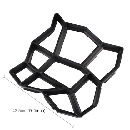 คู่มือซีเมนต์คอนกรีตแผนที่แม่พิมพ์แม่พิมพ์พลาสติก DIY Garden Pavement Mold, Garden Pavement Mold