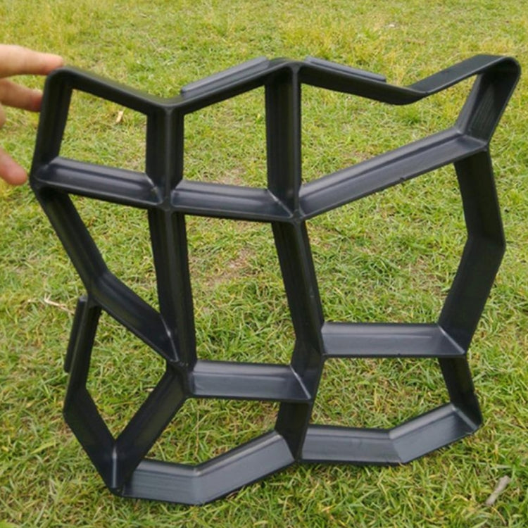 คู่มือซีเมนต์คอนกรีตแผนที่แม่พิมพ์แม่พิมพ์พลาสติก DIY Garden Pavement Mold, Garden Pavement Mold