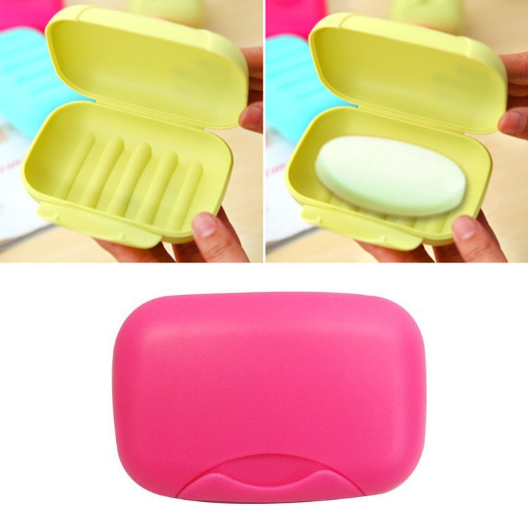 Home Travelสบู่กล่องล็อคกันน้ำLeakproofผู้ถือสบู่พร้อมฝาครอบจานสบู่คอนเทนเนอร์,การจัดส่งสีสุ่ม,ขนาดใหญ่,ขนาด: 12x8x4cm, 12x8x4cm