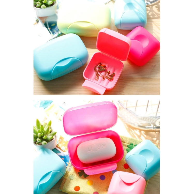 Home Travelสบู่กล่องล็อคกันน้ำLeakproofผู้ถือสบู่พร้อมฝาครอบจานสบู่คอนเทนเนอร์,การจัดส่งสีสุ่ม,ขนาดใหญ่,ขนาด: 12x8x4cm, 12x8x4cm