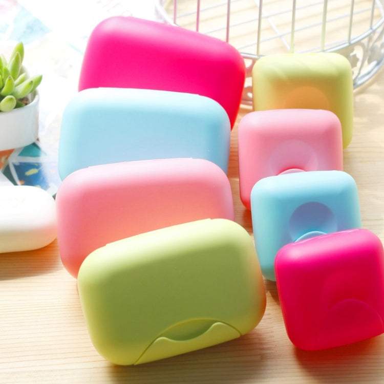 Home Travelสบู่กล่องล็อคกันน้ำLeakproofผู้ถือสบู่พร้อมฝาครอบจานสบู่คอนเทนเนอร์,การจัดส่งสีสุ่ม,ขนาดใหญ่,ขนาด: 12x8x4cm, 12x8x4cm