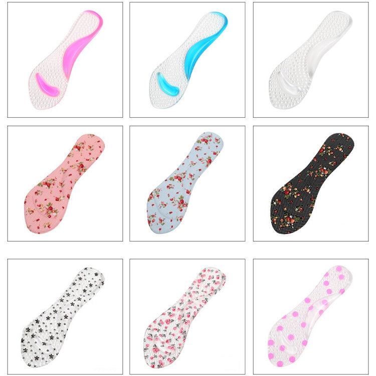 ผู้หญิงซิลิโคนเจลนวด Arch Support Insoles Orthotic Flatfoot ป้องกันเท้า Cocoon รองเท้าส้นสูงรองเท้า Pad,การจัดส่งสีสุ่ม