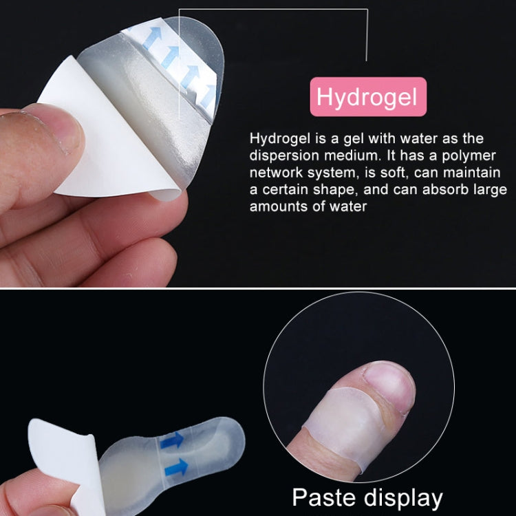 10 PCS Foot Care Skin Hydrogel ยาแก้ปวดพลาสเตอร์แผลพุพอง Slip Heel Protector ขนาด: 20x60 ซม., Size: 20x60cm
