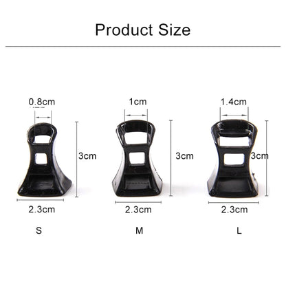 5 คู่สวมใส่ยากกันลื่น PVC StoppersShoes ป้องกันส้นเท้าสูง, ขนาด: S, การจัดส่งสีแบบสุ่ม, Size: S
