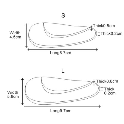 2 คู่รองเท้าเจลสำหรับเด็ก Insoles กระดูกและข้อ Arch Support Insoles สำหรับรองเท้าเด็ก Flatfoot Corrector Pads พื้นรองเท้าเด็กวัยหัดเดินขนาด: S, Size: S