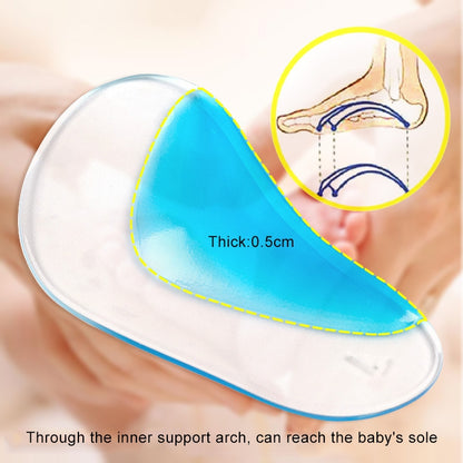 2 คู่รองเท้าเจลสำหรับเด็ก Insoles กระดูกและข้อ Arch Support Insoles สำหรับรองเท้าเด็ก Flatfoot Corrector Pads พื้นรองเท้าเด็กวัยหัดเดินขนาด: L, Size: L