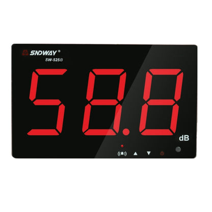 SNDWAY SW525B เครื่องวัดระดับเสียง DB แบบติดผนังพร้อมการถ่ายโอนข้อมูล USB และการสื่อสาร USB, SW525B