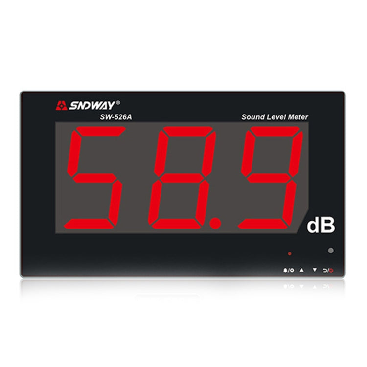 SNDWAY SW526A เครื่องวัดระดับเสียง DB แบบติดผนังเครื่องทดสอบเสียงรบกวนพร้อมหน้าจอขนาดใหญ่ 18 นิ้ว, SW526A