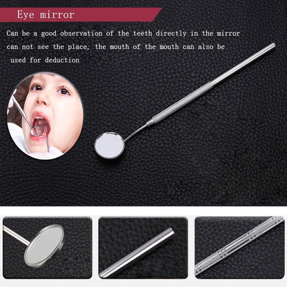 ชุดเครื่องมือทันตกรรม 4 in 1 (หัววัดสแตนเลส + ทันตแพทย์รูปจอบ + แหนบทันตกรรม + กระจกปาก), 4 in 1